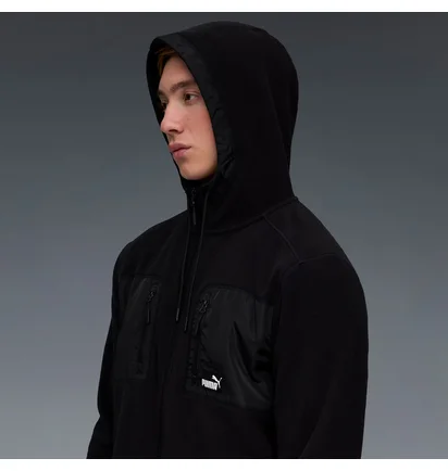 Толстовка мужская Puma Polar Fleece Black 943330-01