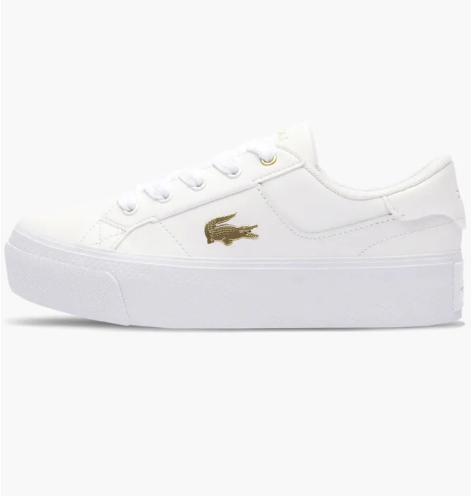 Кроссовки женские Lacoste Ziane Platform Leather White 747CFA000521661