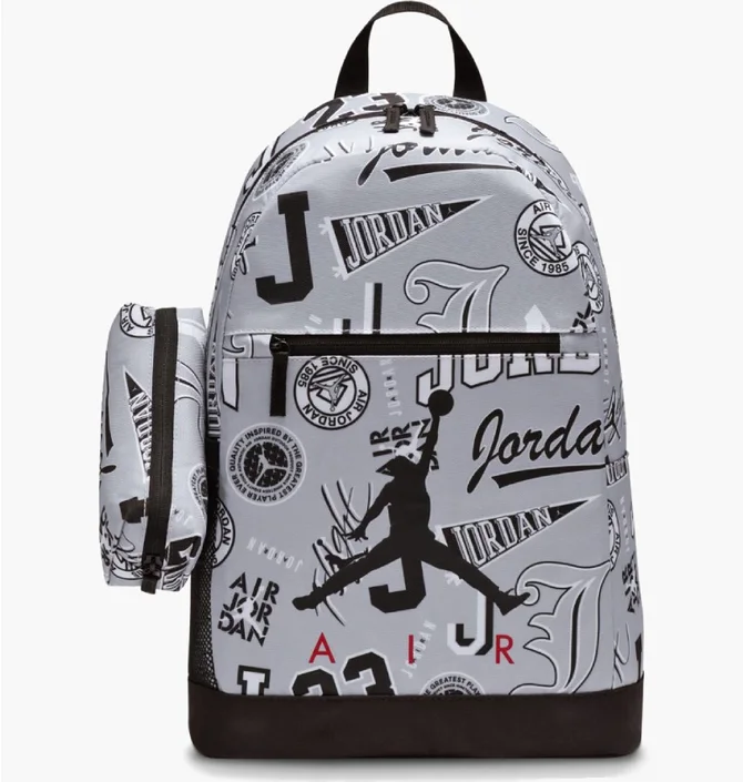 Рюкзак дитячий Air Jordan Air School Backpack Grey 9B0503-K0C