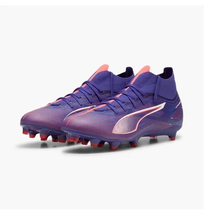 Бутсы унисекс Puma Ultra 5 Match+ Fg/Ag Violet 107686-01