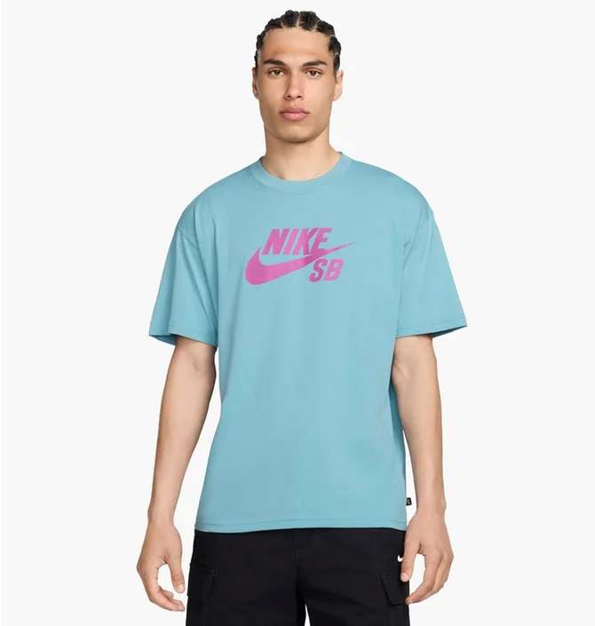 Футболка мужская Nike Logo Skate T-Shirt Light Blue CV7539-464