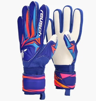 Перчатки вратарские детские Reusch Attrakt Grip Blue 5672815-4126