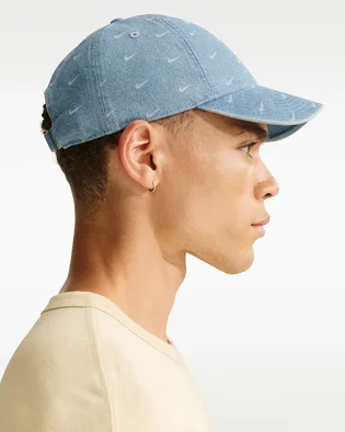 Кепка унисекс Nike Unstructured Denim Blue HQ0360-429