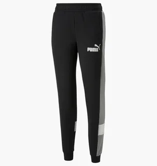 Штани чоловічі Puma Essentials+ Colorblock Black 670169-01