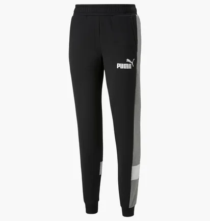 Штаны мужские Puma Essentials+ Colorblock Black 670169-01