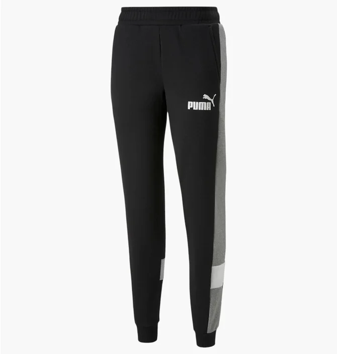 Штаны мужские Puma Essentials+ Colorblock Black 670169-01