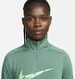 Кофта женская Nike 1/4 Dri-Fit Swoosh Green FN2636-361