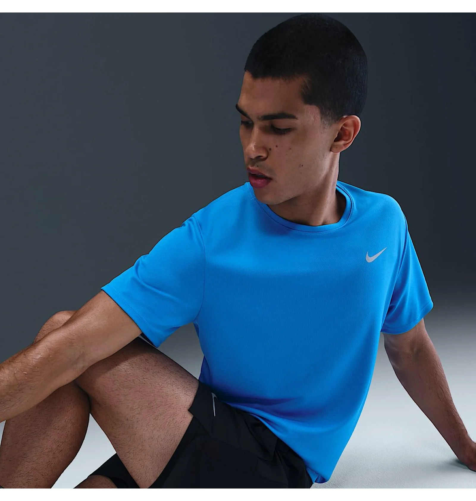 ᐉ Футболка мужская Nike Dri-Fit Miler Blue DV9315-446 - купить в