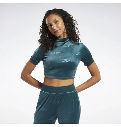 Топ женский Reebok Classics Energy Tight Top Green Hk4934
