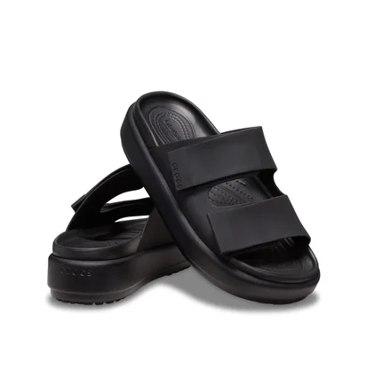 Тапочки женские Crocs Brooklyn Luxe Black 209586-060