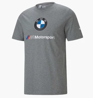 Футболка чоловіча Puma Bmw Mms Ess Grey 599696-03