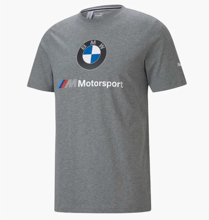 Футболка чоловіча Puma Bmw Mms Ess Grey 599696-03