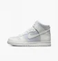 Кроссовки детские Nike Dunk High Summit Pure Platinum Gs White/Grey Db2179-107