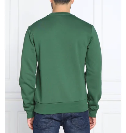 Лонгслів чоловічий Lacoste Logo Sweatshirt Green SH9608-51-SMI