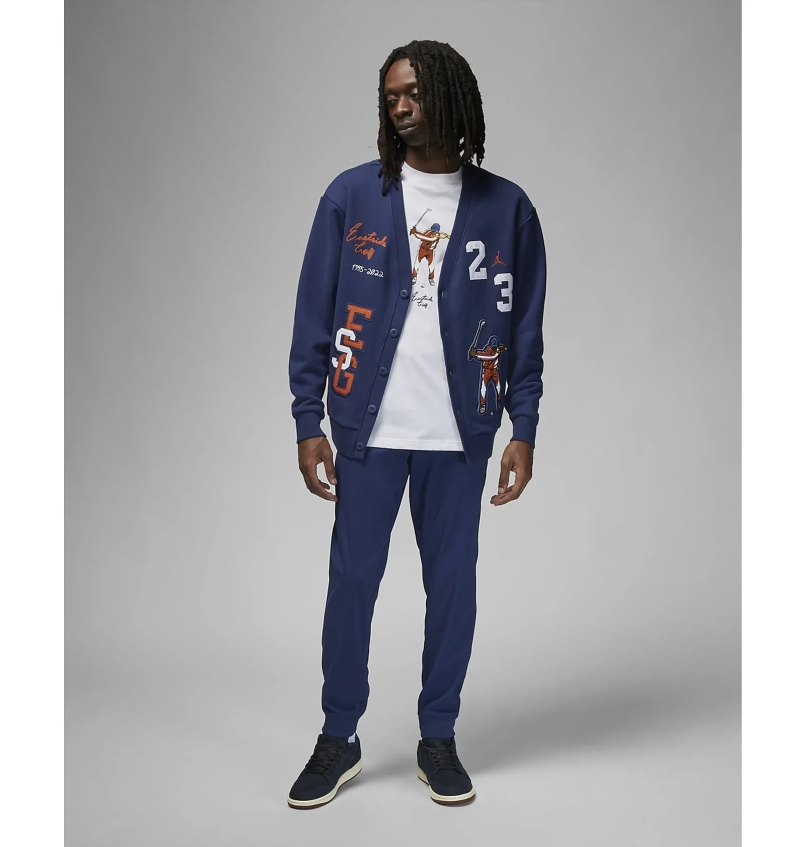 ᐉ Кофта мужская Air Jordan Cardigan X Eastside Golf Blue DV5430