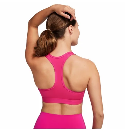 Топ женский Nike Stanik Swoosh Medium Support Pink DX6821-615