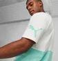 Футболка чоловіча Puma Power Colourblock White/Turquoise 673321-77