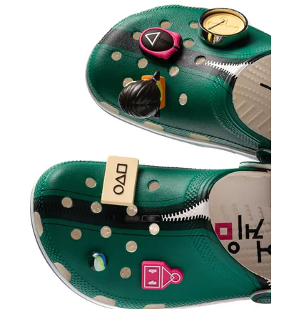 Сандали унисекс CROCS Squid Game Clog Green 210224-90H