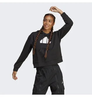 Худи женское Adidas Future Icons Badge Of Sport Hoodie Black Ib8501