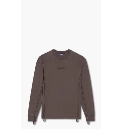 Лонгслив мужской JACQUEMUS Le T-Shirt Camargue Manches Longsleeve Brown 236JS177-2312-881