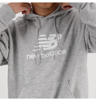 Худи мужское New Balance Essentials French Terry Grey MT41501AG