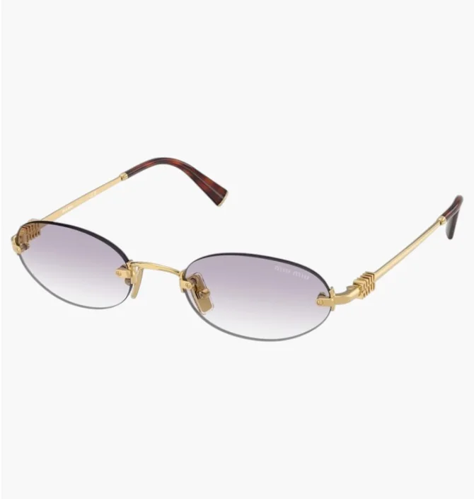 Солнцезащитные очки женские Miu Miu Logo Mu A54S Grey A54S-5AK04O-51