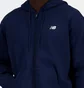 Толстовка мужская New Balance Sport Essentials Full Zip Blue MJ41502NNY