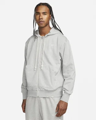 Толстовка мужская Nike Standard Issue MenS Dri-Fit Full-Zip Basketball Hoodie White DQ5816-063
