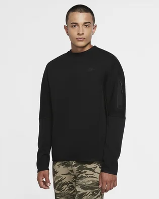 Свитшот мужской Nike Sportswear Tech Fleece Black CU4505-010