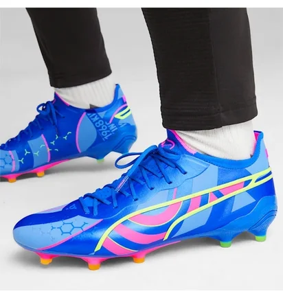 Бутсы мужские Puma King Ultimate Energy Fg/Ag Soccer Cleats Blue 107553-01