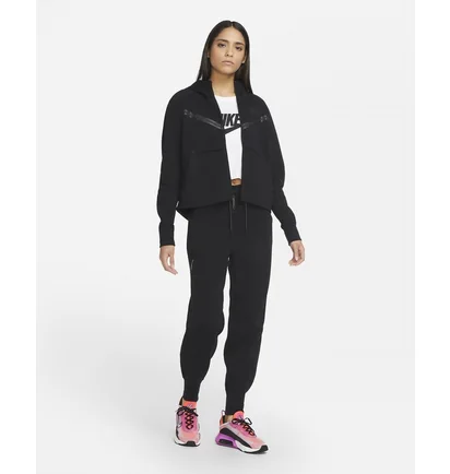 Толстовка женская Nike Sportswear Tech Fleece Windrunner Black CW4298-010