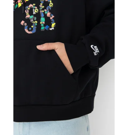 Худі чоловіче Nike Sb Sugar High Fleece Hood Pull -Over Black HJ2896-010