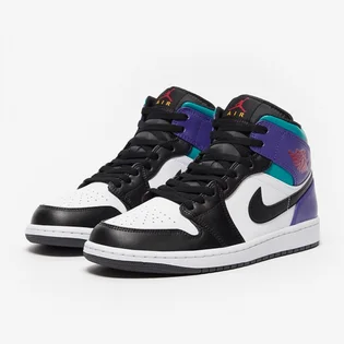 Кроссовки мужские Air Jordan 1 Mid White/Black DQ8426-154