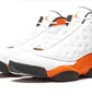 Кроссовки мужские Air Jordan 13 Retro White/Orange 414571-108