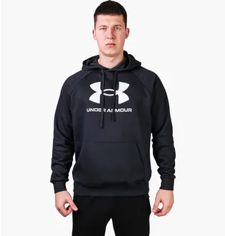 Худи мужское Under Armour Rival Logo Fleece Hoody Black 1379758-001