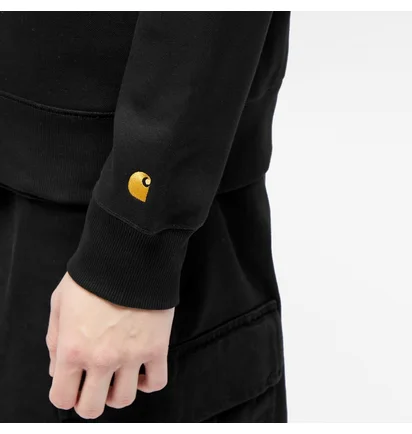 Свитшот мужской Carhartt Chase Sweat Black I033660-00FXX