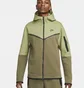 Толстовка чоловіча Nike Nsw Tech Fleece Hoodie Olive Cu4489-334