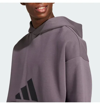 Худі чоловіче Adidas Future Icons 3 Bar Logo Grey JD4897