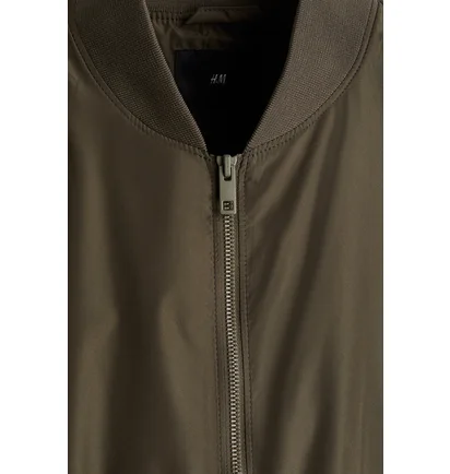 Бомбер мужской H&M Regular Fit Olive 1293696002