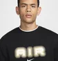 Свитшот мужской Nike Air Fleece Crew-Neck Sweatshirt Black HM0177-010
