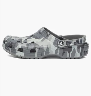 Тапочки мужские Crocs Classic Printed Camo Clog Grey 206454-0IE