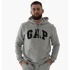 Худі чоловіче Gap Logo Hoodie Light Heather Grey 510981021