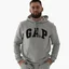 Худі чоловіче Gap Logo Hoodie Light Heather Grey 510981021