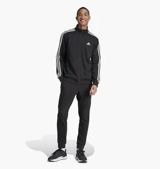 Спортивный костюм мужской Adidas Basic 3-Stripes Fleece Track Suit Black IJ6067