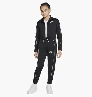 Спортивний костюм дитячий Nike Big Kids (Girls) High-Waisted Tracksuit Black Dd6302-010