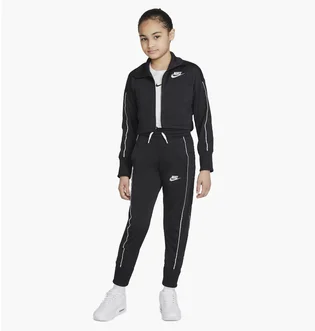 Спортивный костюм детский Nike Big Kids (Girls) High-Waisted Tracksuit Black Dd6302-010