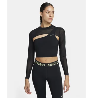 Топ жіночий Nike Pro Long-Sleeve Cropped Top Black FB5683-010