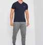 Футболка мужская Kappa Mezza Manica Scollo V Blue K1311-BLUNAVY