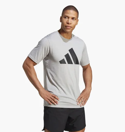 Футболка чоловіча Adidas Train Essentials Feelready Logo Training Tee Grey Ib8276