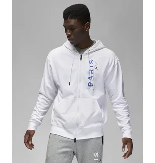 Толстовка мужская Air Jordan Paris Saint-Germain Hoodie White Dn6150-100